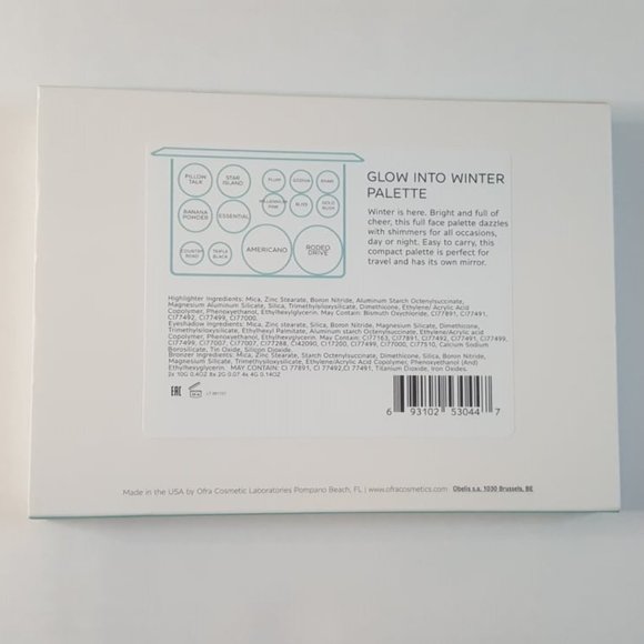 OFRA Glow Into Winter Pro Full Size Face Eyeshadow Highlighter Palette NEW $99 - Picture 2 of 4